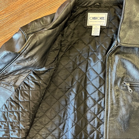 Genuine leather jacket from Cherokee, size L - Picture 4 of 8